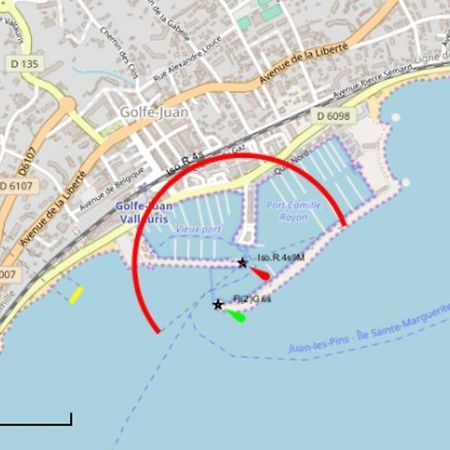 F2 Climatise A Golfe -Juan En Front De Mer Et Piscine Vallauris Zewnętrze zdjęcie